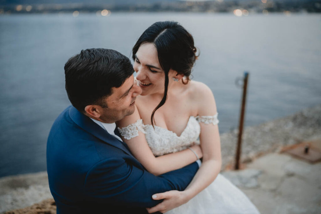 Joyful Newlyweds at Solanto Castle