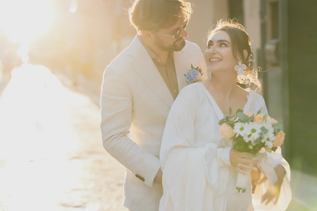 International wedding at Villa Vittoria in Alcamo, Sicily.
