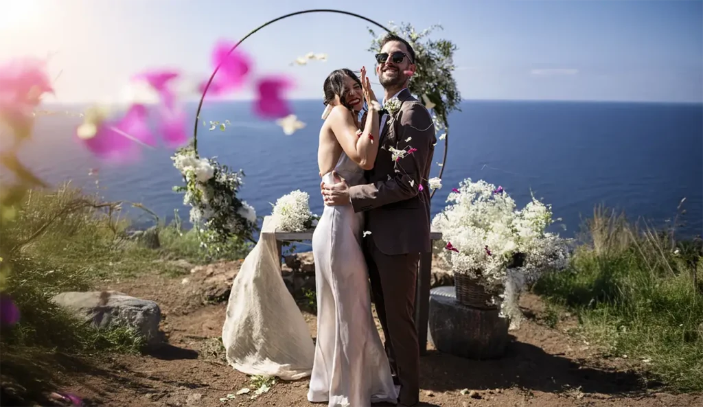 Wedding celebration at Dammare in Pantelleria.