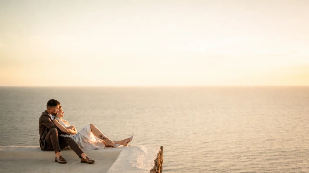 A wedding couple photographed in Sicily by Tommaso D’Angelo.