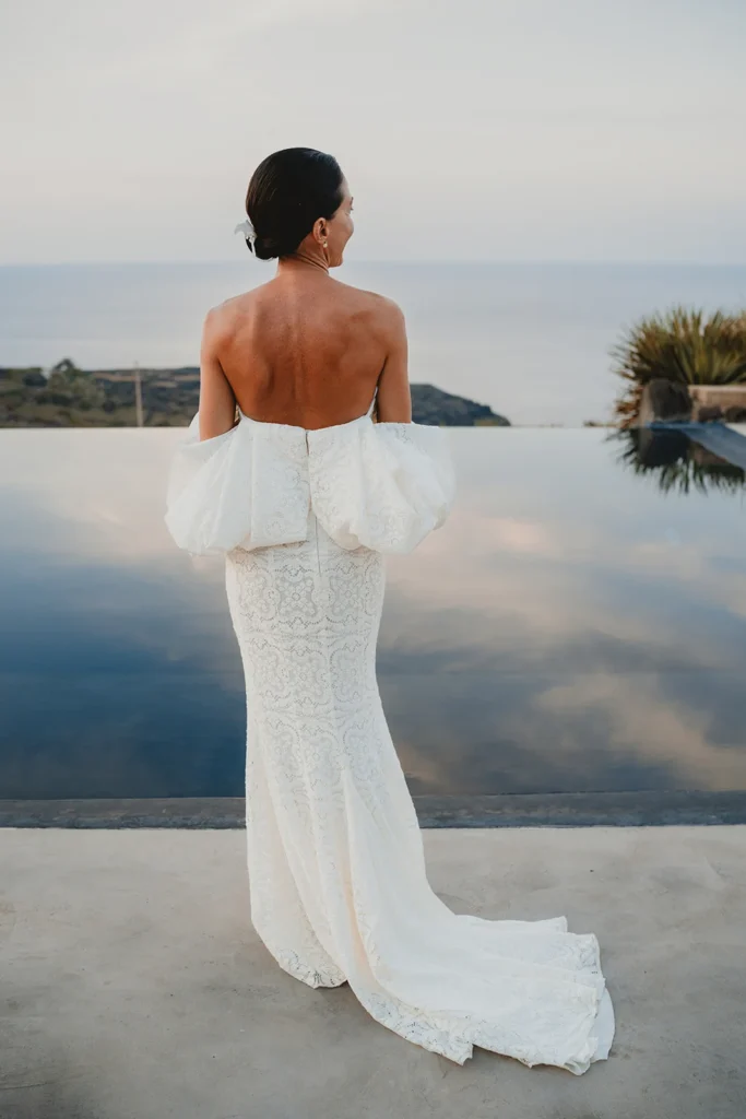 Bridal portrait at Pantelleria Dream Resort.